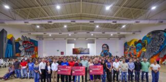 RECIBIERON JEFES DE FAMILIA EN REYNOSA APOYO DE BIENESTAR SOCIAL