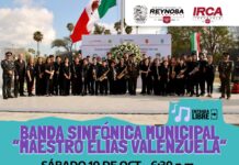 INVITA GOBIERNO DE CARLOS PEÑA ORTIZ A CONCIERTO GRATUITO DE LA BANDA SINFÓNICA MUNICIPAL