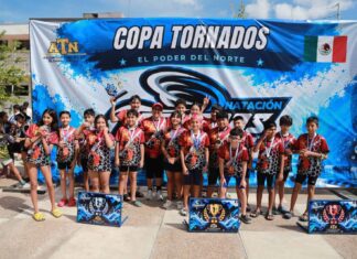 DESTACA EQUIPO DRAGONES IMD EN LA COPA TORNADOS DE NATACIÓN