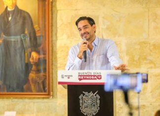 OFRECIÓ ALCALDE CARLOS PEÑA ORTIZ CONFERENCIA BUENOS DÍAS REYNOSA