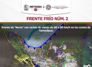 RECOMIENDA GOBIERNO MUNICIPAL DE REYNOSA PRECAUCIONES ANTE FRENTE FRÍO NÚMERO 2