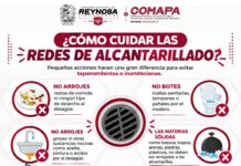 EXHORTA COMAPA A LA CIUDADANÍA A CUIDAR LAS REDES DE ALCANTARILLADO