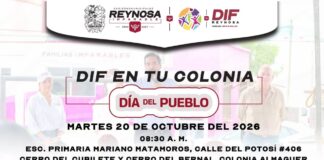 ACERCARÁ DIF-REYNOSA SERVICIOS A FAMILIAS DE LA COLONIA ALMAGUER