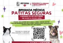 REALIZA GOBIERNO DE CARLOS PEÑA ORTIZ BRIGADA MÉDICA PATITAS SEURAS EN LOS FRESNOS