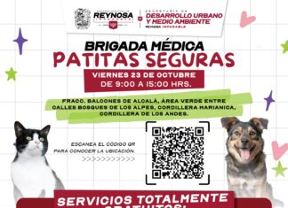 REALIZA GOBIERNO DE CARLOS PEÑA ORTIZ BRIGADA MÉDICA PATITAS SEURAS EN LOS FRESNOS