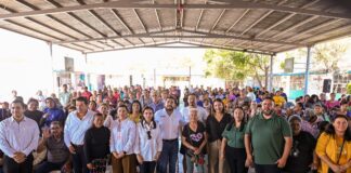 LLEVAN GOBIERNO DEL ALCALDE CARLOS PEÑA ORTIZ Y DIF-REYNOSA BRIGADA A LA COLONIA ALMAGUER