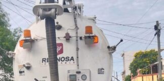 DA MANTENIMIENTO COMAPA A RED SANITARIA EN EL SECTOR GRANJAS