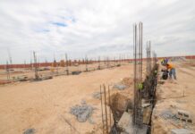 SUPERVISÓ CARLOS PEÑA ORTIZ CONSTRUCCIÓN DE PREPARATORIA EN PUERTA GRANDE