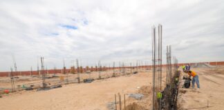 SUPERVISÓ CARLOS PEÑA ORTIZ CONSTRUCCIÓN DE PREPARATORIA EN PUERTA GRANDE