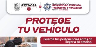 EMITE GOBIERNO DE REYNOSA RECOMENDACIONES PARA PROTEGER TU VEHÍCULO