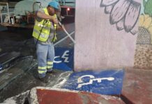 REFUERZAN LIMPIEZA Y SEGURIDAD PEATONAL EN EL BULEVAR HIDALGO DE REYNOSA