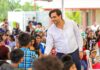 CELEBRÓ ALCALDE DE REYNOSA EL CUMPLEAÑOS DEL MES A NIÑOS DE OCTUBRE