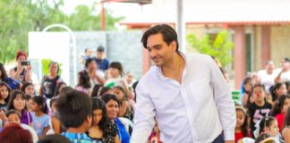 CELEBRÓ ALCALDE DE REYNOSA EL CUMPLEAÑOS DEL MES A NIÑOS DE OCTUBRE