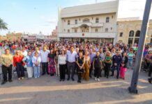 INAUGURÓ CARLOS PEÑA ORTIZ MONUMENTAL ALTAR EN LA PLAZA PRINCIPAL DE REYNOSA