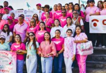 SE SUMA DIF-REYNOSA A CAMINATA ROSA PARA FORTALECER LA CULTURA DE PREVENCIÓN