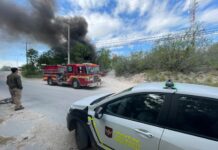 ATIENDE GOBIERNO DE REYNOSA QUEMA DE RESIDUOS EN LA COLONIA ROMA